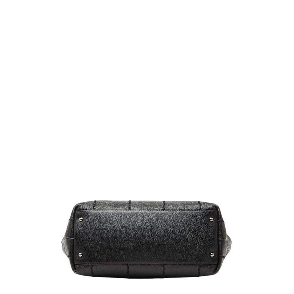 CHANEL Black Caviar Leather Tote Bag - Picture 3 of 11